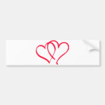 hearts bumper stickers