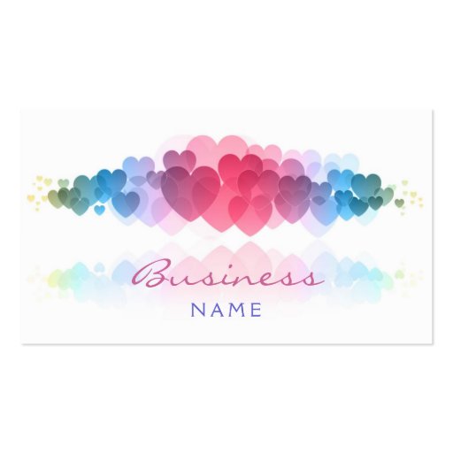 Hearts Business Card (front side)