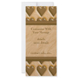 Hearts - Chocolate Peanut Butter Custom Rack Cards
