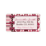 Hearts Confection Address Label