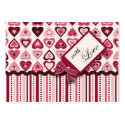 Hearts Confection Gift Tag business cards by holidayparade Hearts Confection Gift Tag business cards