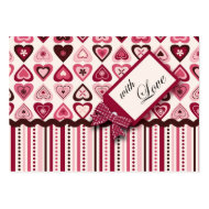 Scrapbook Paper Valentine - With Love