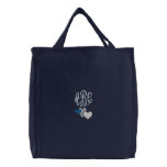 Hearts Custom Monogrammed Embroidered Bag