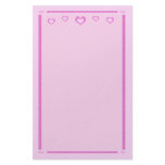 Hearts Design Valentine's Day Stationery