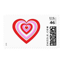 Hearts Echos postage