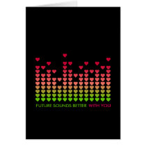 Hearts Equalizer card by BluePlanet Hearts Equalizer card