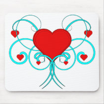 Hearts Flourish Mousepad