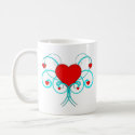 Hearts Flourish mug