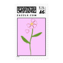 Hearts flower postage