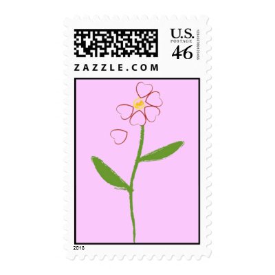 Hearts flower stamp by jtgauntt