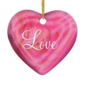 Hearts & Flowers - Customizable ornament