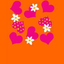HEARTS & FLOWERS t-shirts by nassosvakalis HEARTS & FLOWERS t-shirts