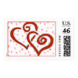 Hearts - For Love Or Valentines Stamps
