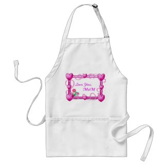 Hearts Frame - Mother's Day apron