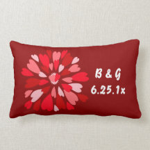Hearts Galore WEDDING Throw Pillow