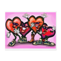 Hearts Gang postcards by FunGraphix Hearts Gang postcards