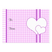Hearts gift tag profilecard