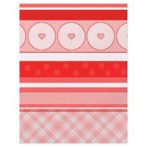 HEARTS & GINGHAM SCRAPBOOK PAPER PERSONALIZED FLYER