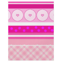 HEARTS & GINGHAM SCRAPBOOK PAPER FULL COLOR FLYER