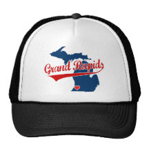 Hearts Grand Rapids Michigan Mesh Hats