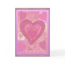 Hearts Happy Valentines Day Card
