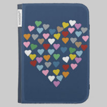 Hearts Heart Multi on Navy caseable cases