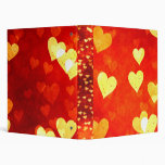 Hearts, hearts, hearts 3 ring binders