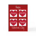 Hearts, Hugs and Kisses Greeting Card