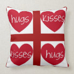 Hearts, Hugs and Kisses Pillows