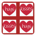 Hearts, Hugs and Kisses Sticker