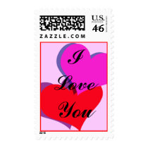 hearts, ILoveYou postage