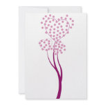 hearts custom invitation