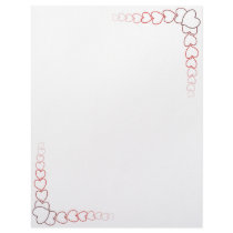 Hearts Letter letterhead
