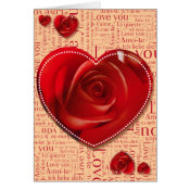 Hearts & Letters 2 - card card