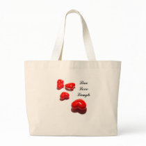 HEARTS, LiveLoveLaugh bags by JessicaEFlores HEARTS, LiveLoveLaugh bags