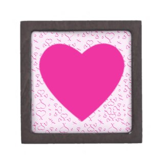 Hearts Love And Kisses Premium Jewelry Box