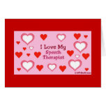 Hearts: Love My Speech Therapist cards