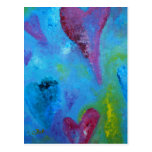 Hearts - Love Postcard postcards