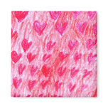 Hearts Refrigerator Magnet