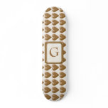 Hearts - Milk Chocolate and White Chocolate Skate Board Deck
