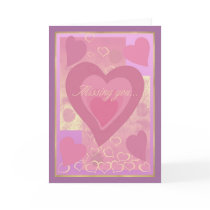 Hearts Missing You cards