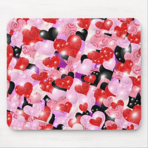 Hearts Mouse Pad mousepad