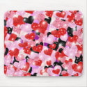Hearts Mouse Pad mousepads by dndartstudio Hearts Mouse Pad mousepads