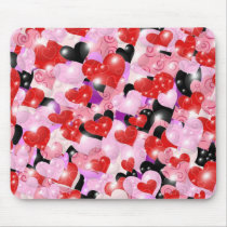 Hearts Mouse Pad mousepads by dndartstudio Hearts Mouse Pad mousepads