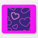 Hearts mousepad