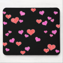 Hearts mousepads