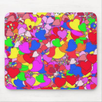 Hearts Mousepad by 3girlswasenough Hearts Mousepad