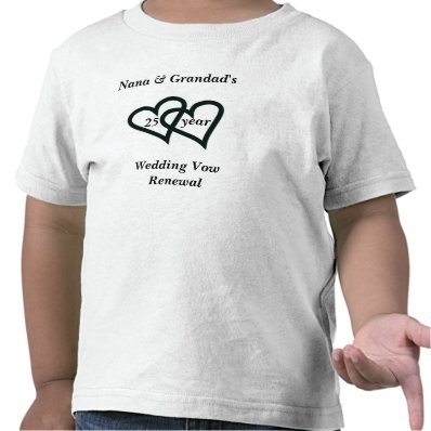 hearts, Nana & Grandad's 25      yearWedding Vo... Shirt