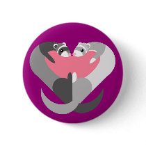 Hearts of Ferrets Button