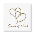 Hearts of gold magnets by perfectpostage Hearts of gold magnets